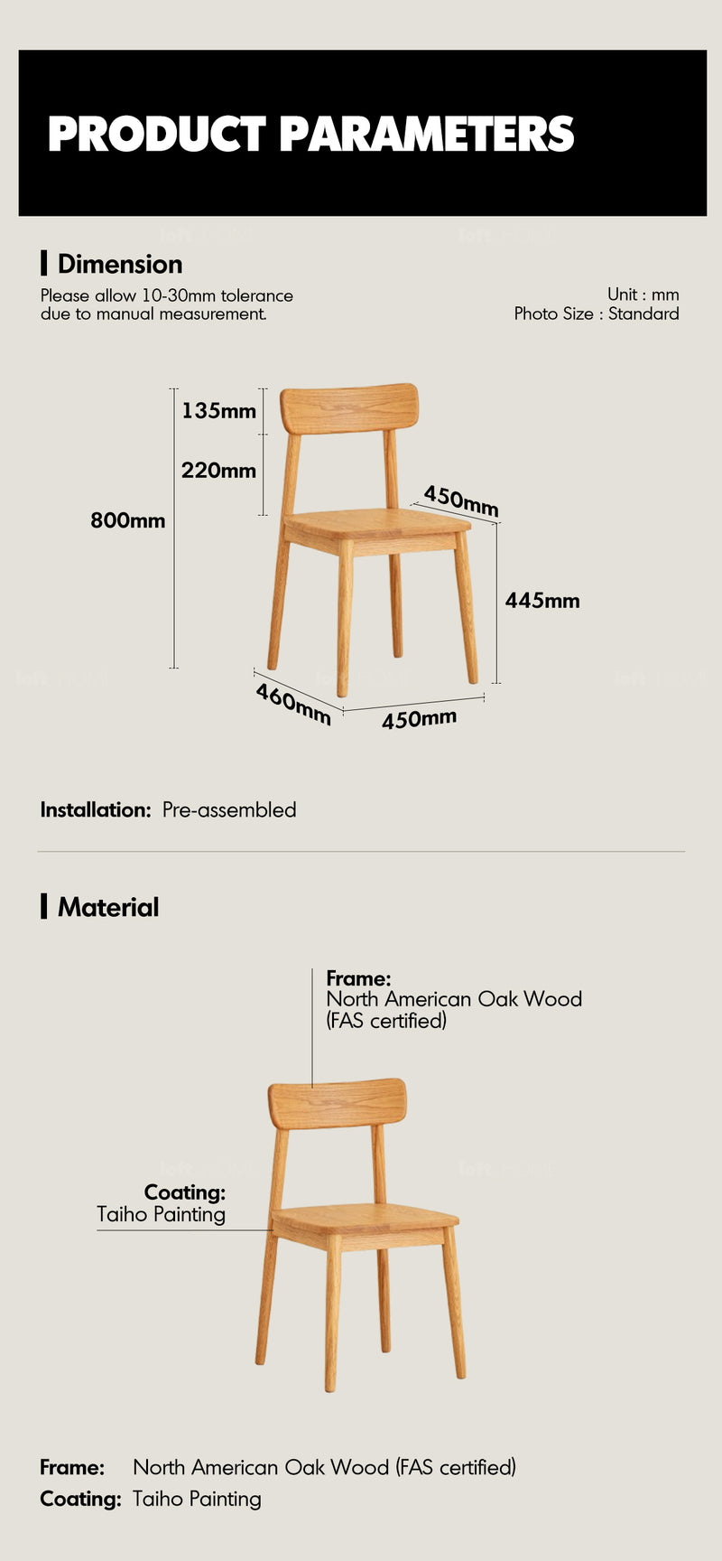 Scandinavian Oak Wood  Dining Chair GREEN Good to Know - 5