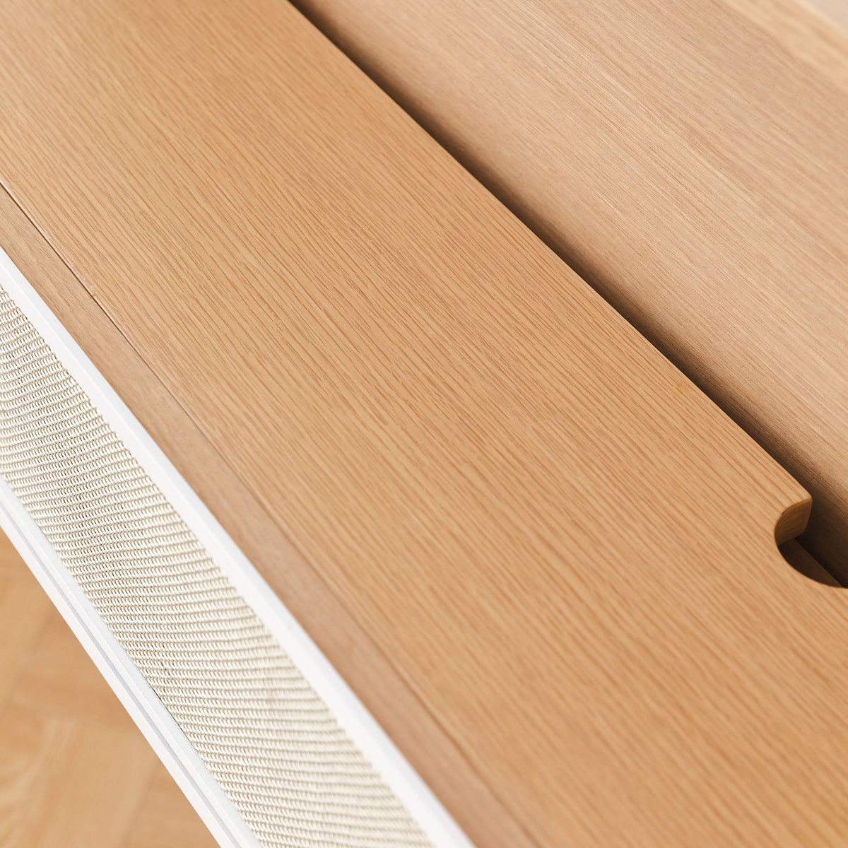 Minimalist Ash Wood Veneer TV Hanger ROAM Color Swatches