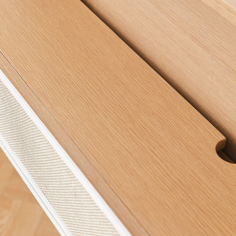 Minimalist Ash Wood Veneer TV Hanger ROAM Color Swatches