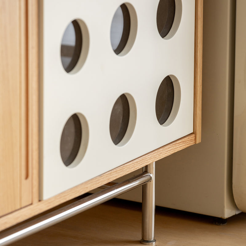 Scandinavian Oak Wood Sintered Stone Cabinet TIMELESS Color Swatches