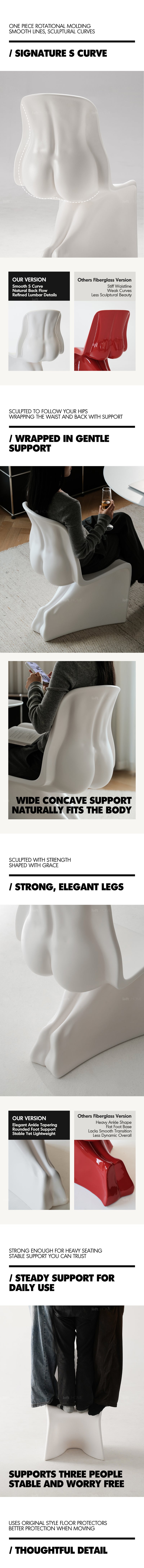 Bauhaus Plastic Dining Chair HER Good to Know - 3