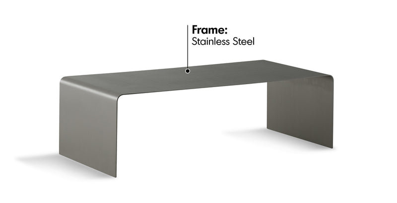 Bauhaus Steel Coffee Table ARC Material Details Chart