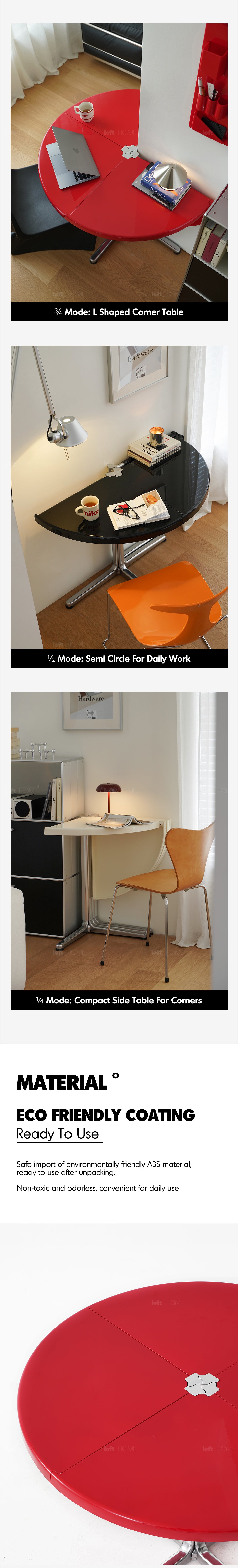 Bauhaus ABS Steel Round Dining Table DONUT Good to Know - 3