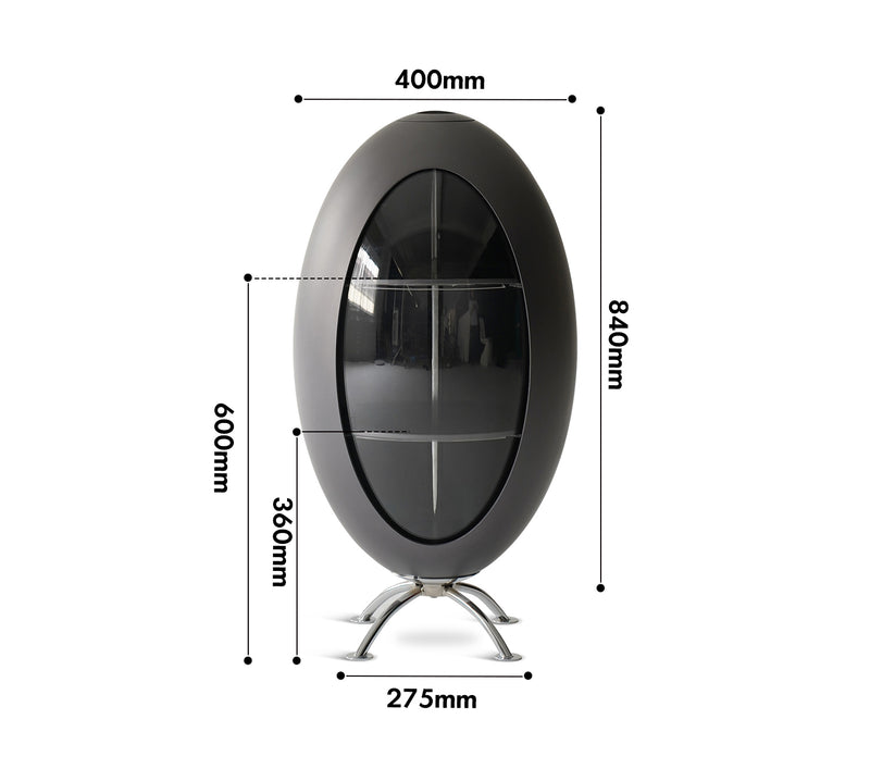 Bauhaus ABS Side Cabinet EGG Size Chart