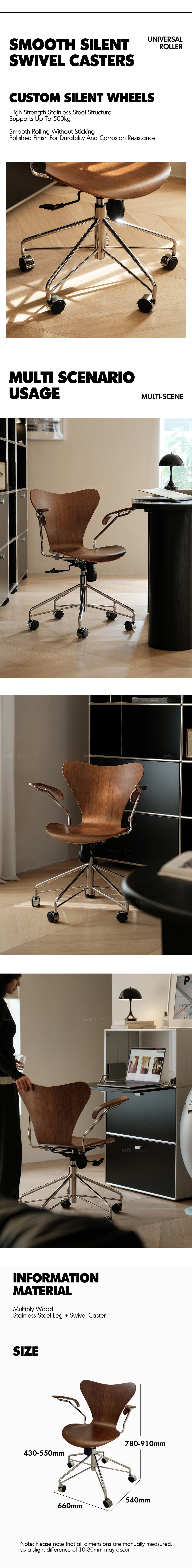 Bauhaus Plywood Study Chair SEVEN Good to Know - 4