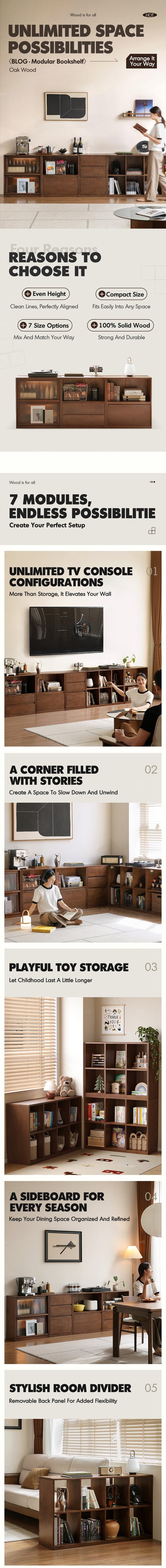 Japandi Oak Wood Modular Bookshelf BLOG Good to Know Preview-1