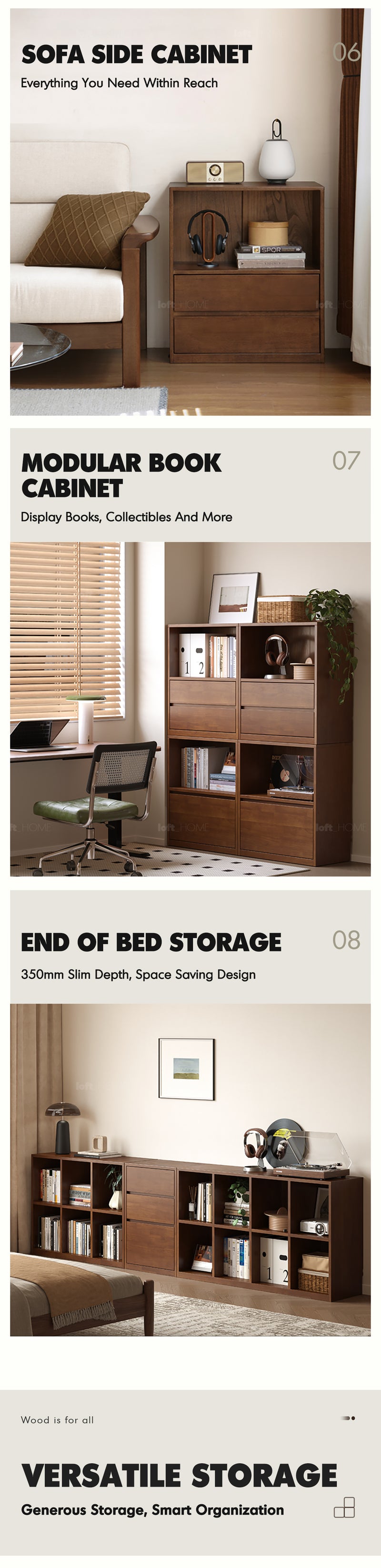 Japandi Oak Wood Modular Bookshelf BLOG Good to Know - 2