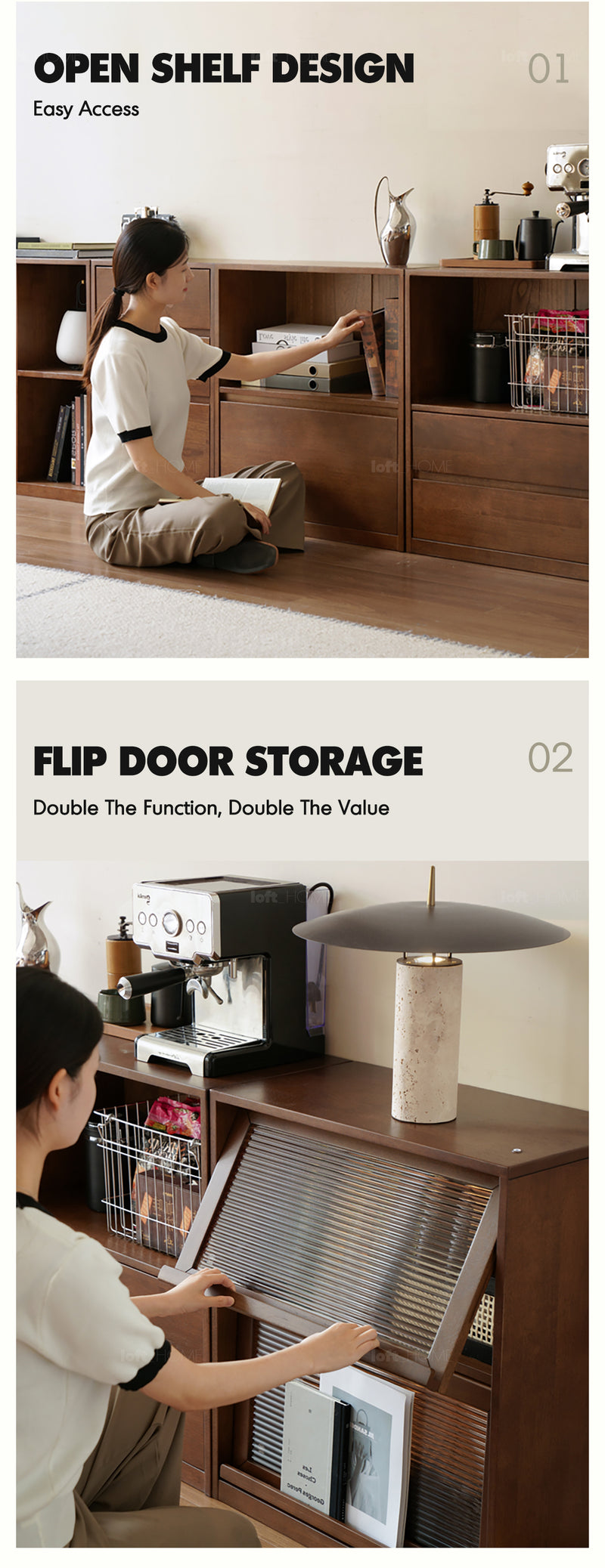 Japandi Oak Wood Modular Bookshelf BLOG Good to Know - 4