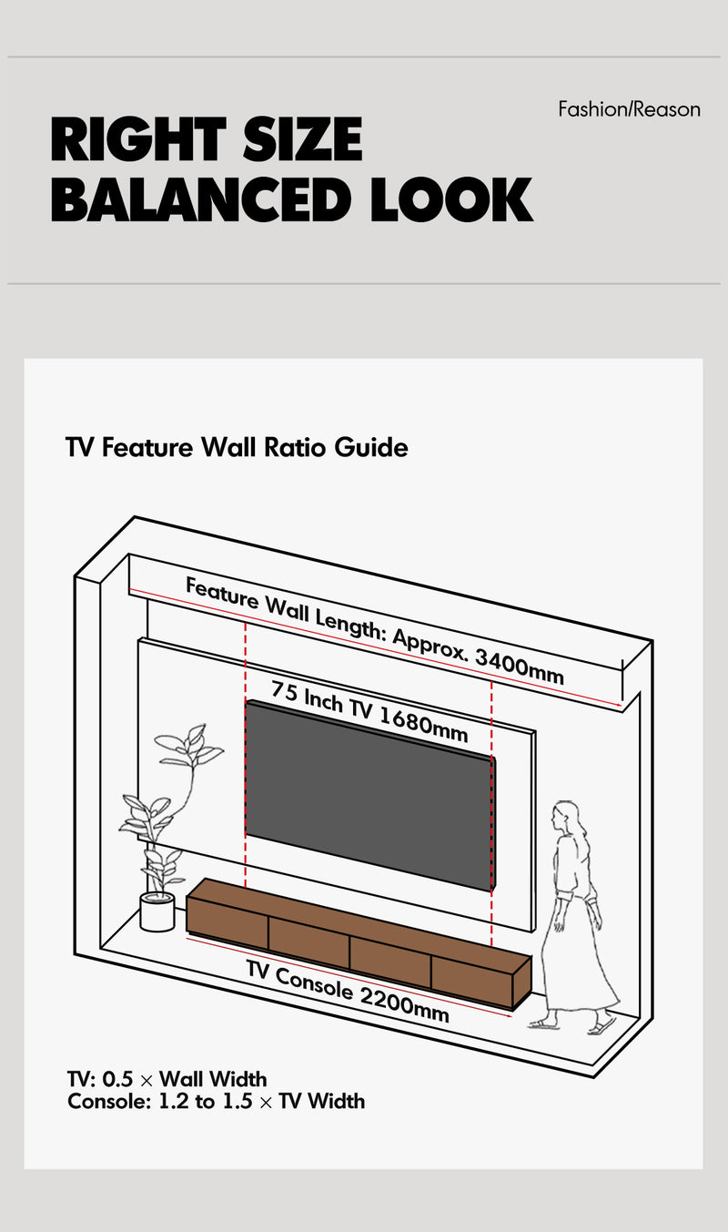 Scandinavian Oak Wood TV Console ROCKWELL Good to Know - 4