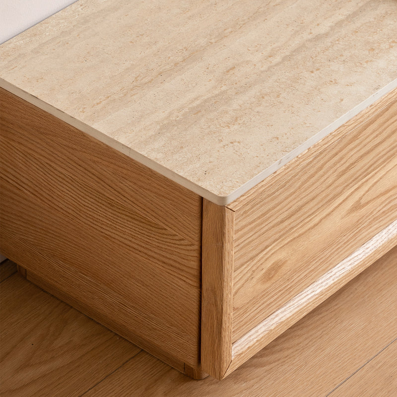 Scandinavian Oak Wood TV Console ROCKWELL Color Swatches