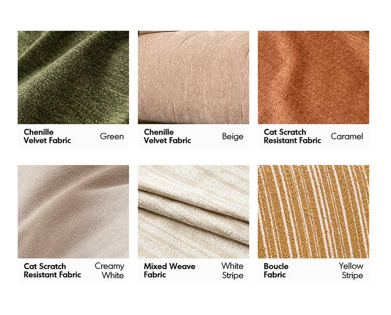 Removable Fabric Sofa Cover For MOCHI Sofa Color Swatches