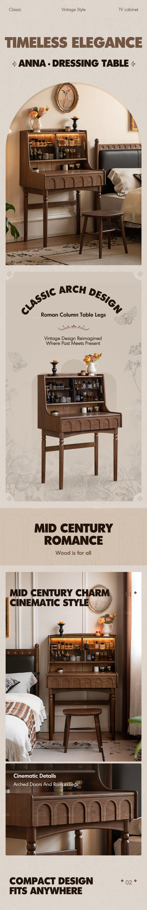 Japandi Walnut Wood Dressing Table ANNA Good to Know Preview-1