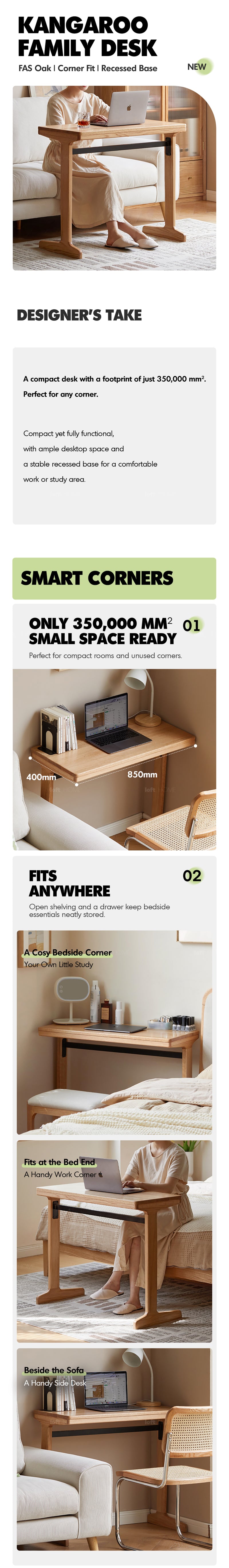 Scandinavian Wood Study Table KANGAROO More Details and Instruction