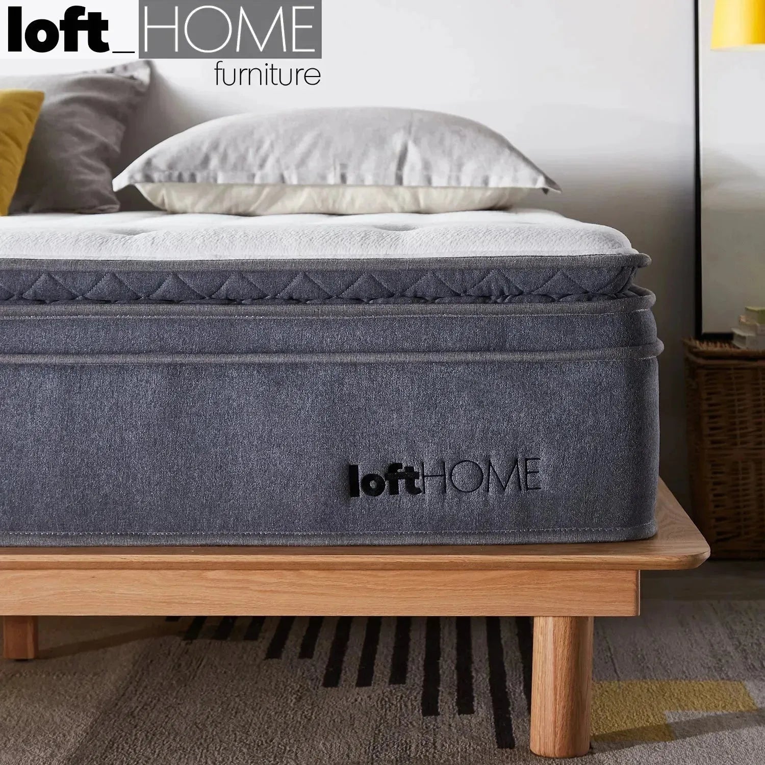 35cm latex gel memory foam pocket spring mattress deep with context.