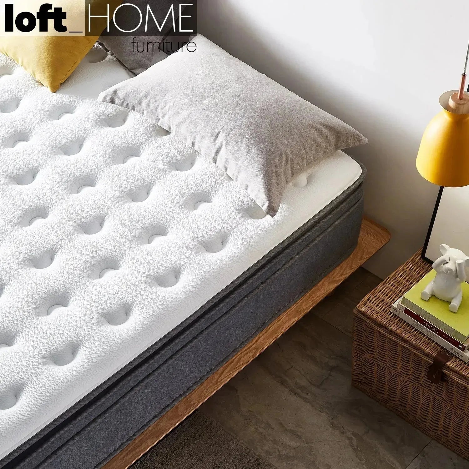 35cm latex gel memory foam pocket spring mattress deep in still life.