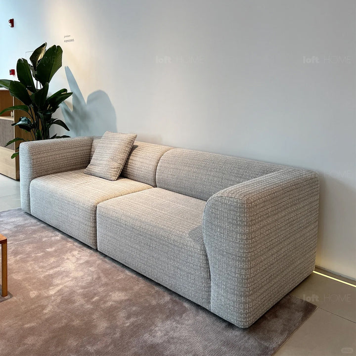 Minimalist Fabric 3 Seater Sofa FLOWER Conceptual