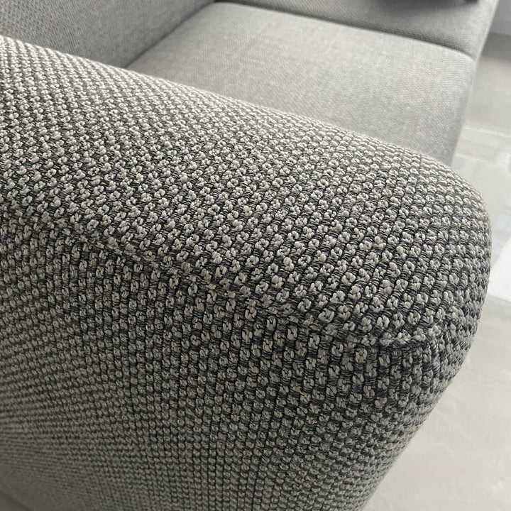 Minimalist Fabric 3 Seater Sofa FLOWER Detail 1