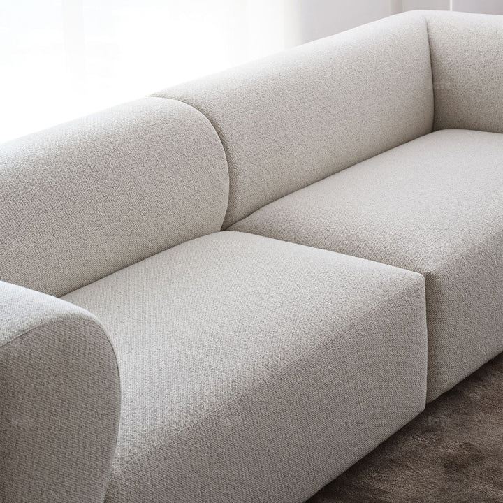 Minimalist Fabric 3 Seater Sofa FLOWER Detail