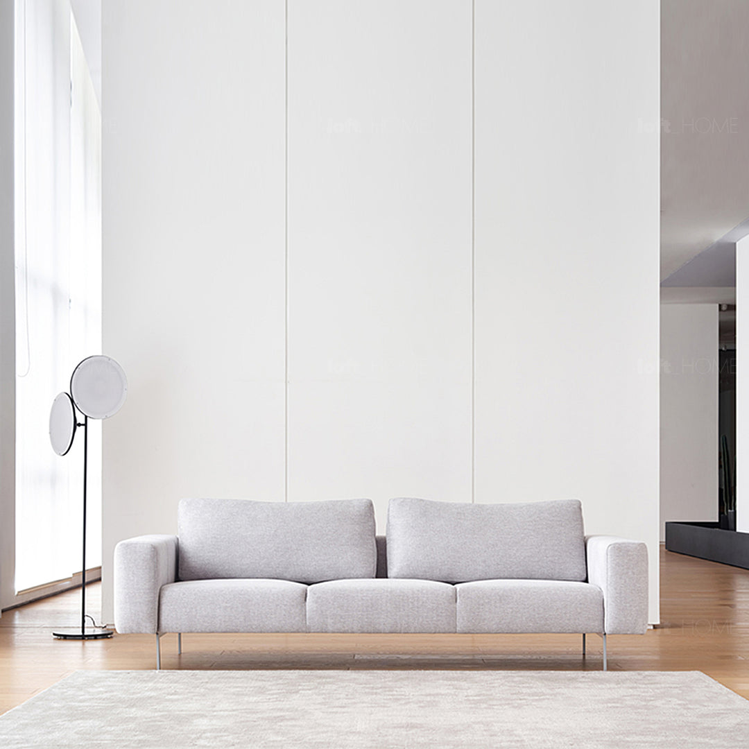 Minimalist Fabric 3 Seater Sofa AMALF Situational