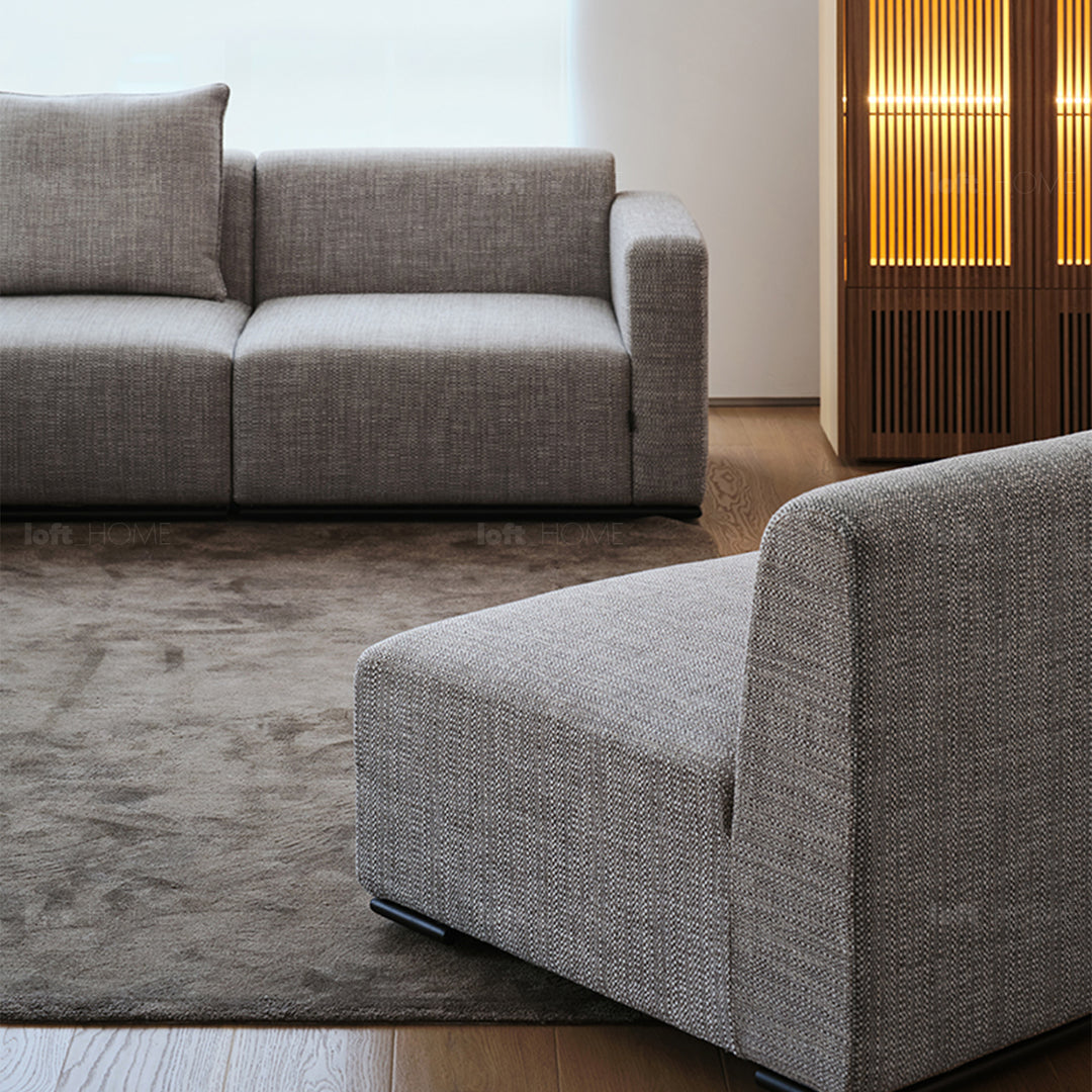 Minimalist Fabric 2+L Sectional Sofa NEMO Conceptual