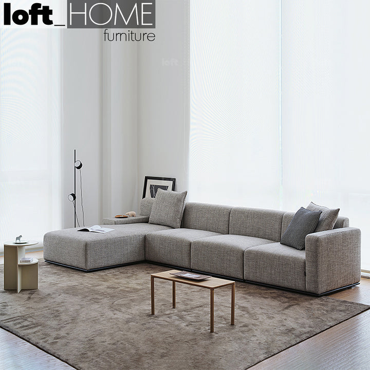 Minimalist Fabric 3+L Sectional Sofa NEMO Primary Product