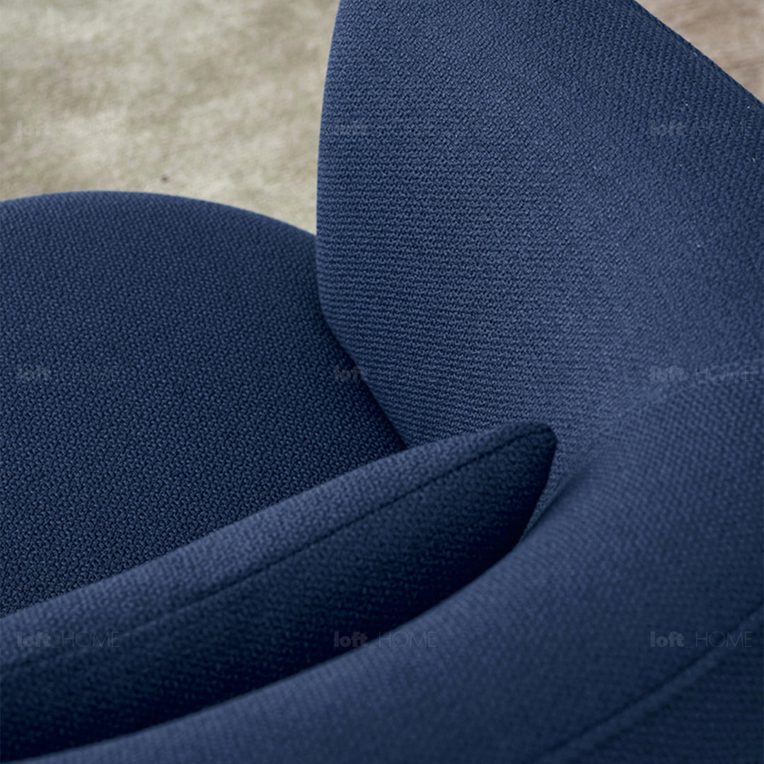 Minimalist Fabric Revolving 1 Seater Sofa HEB Layered