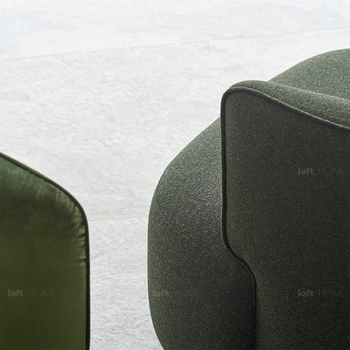 Minimalist Fabric Revolving 1 Seater Sofa HEB Environmental