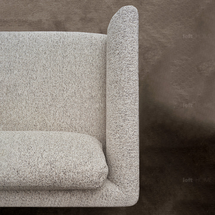 Minimalist Fabric 1 Seater Sofa NOR Layered