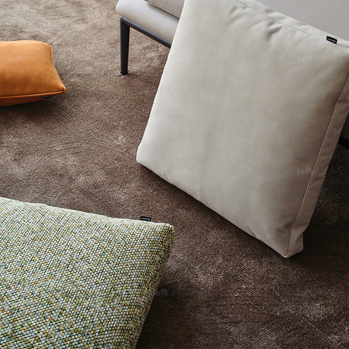 Minimalist Fabric Sofa Pillow SUMMER Green Detail