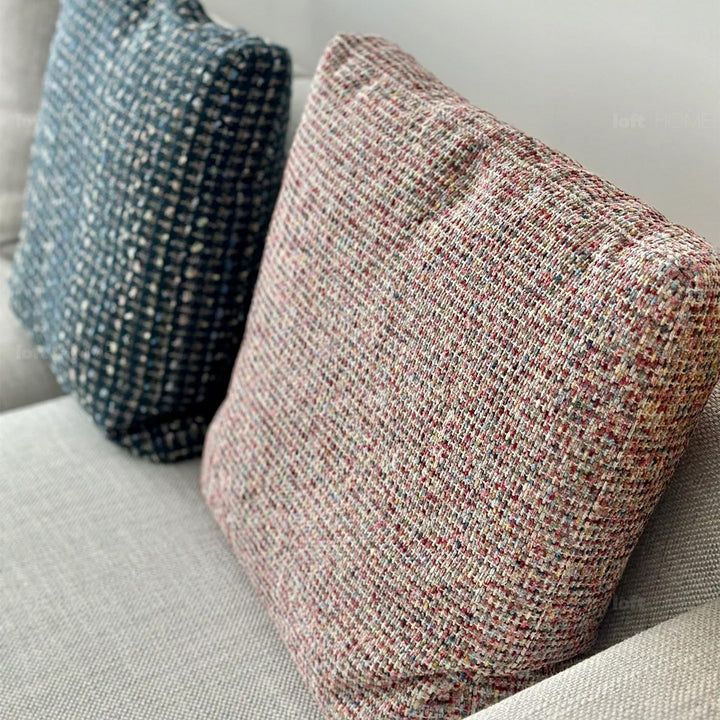 Minimalist Fabric Sofa Pillow AUTUMN Pink Life Style