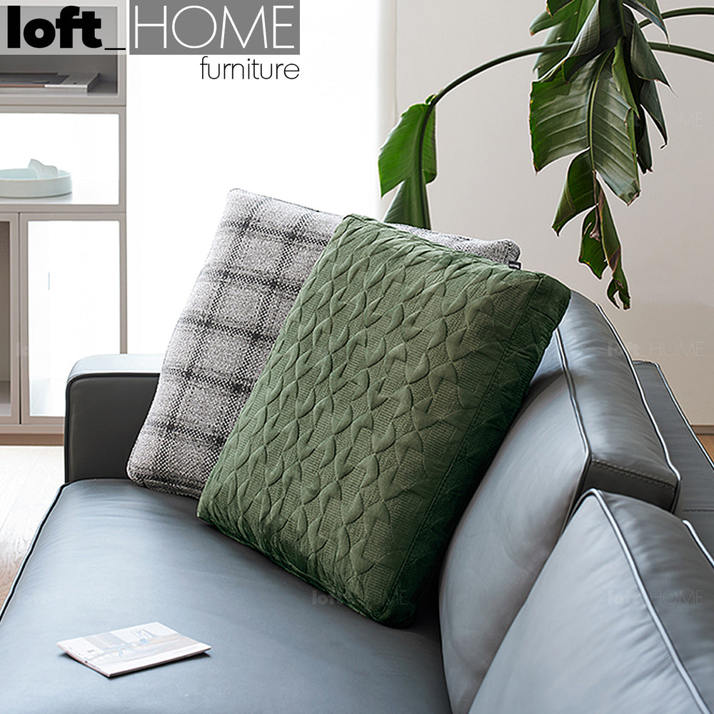 Minimalist Fabric Sofa Pillow CLASSIC Green Primary Product