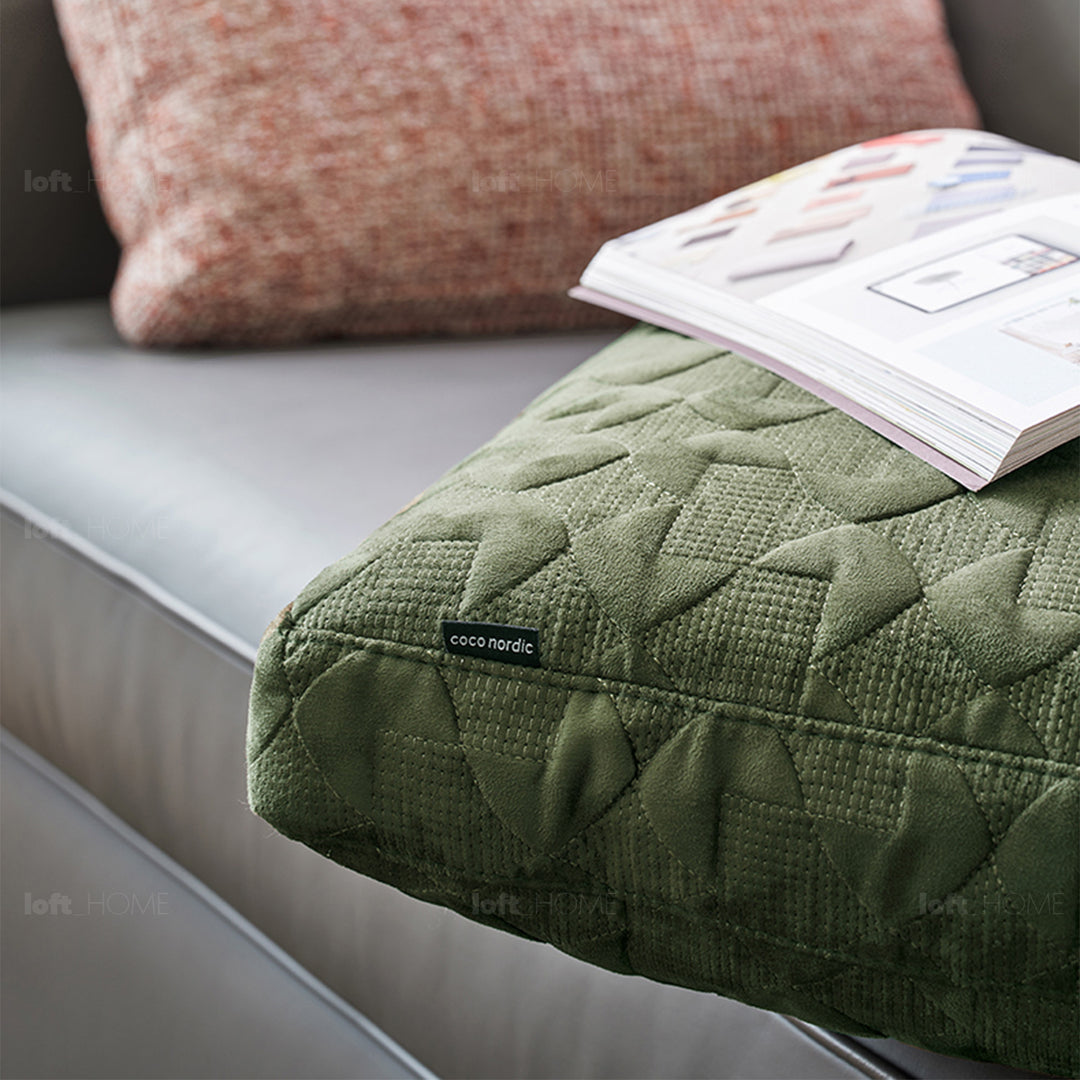 Minimalist Fabric Sofa Pillow CLASSIC Green Color Swatch