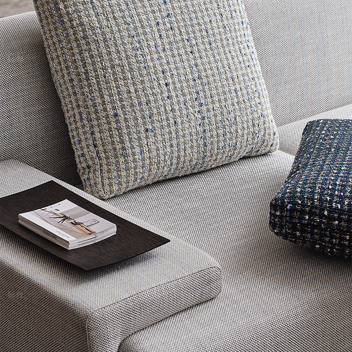 Minimalist Fabric Sofa Pillow SAPPHIRE Blue Life Style