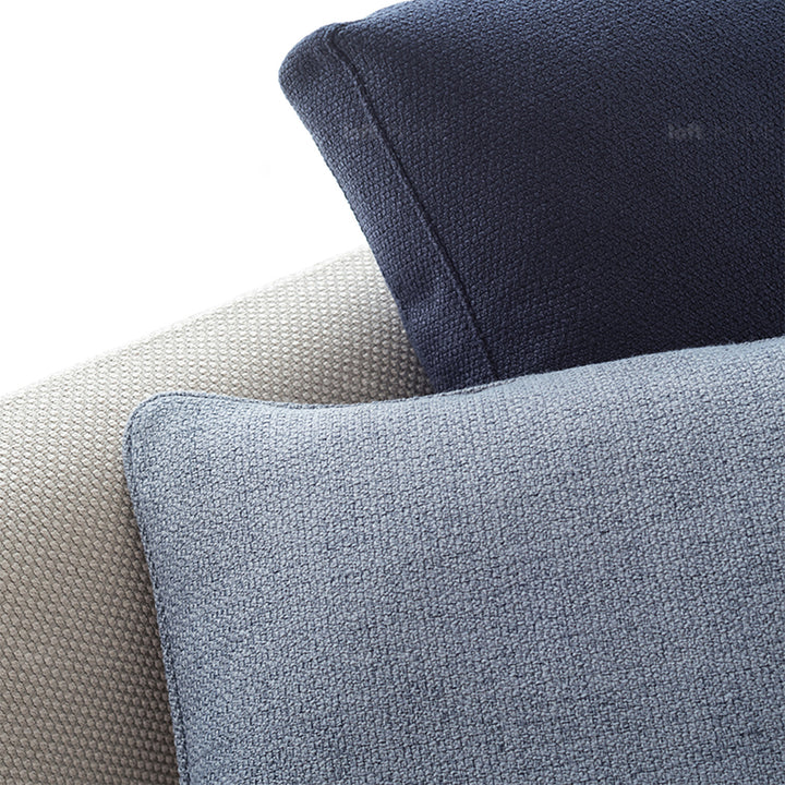 Minimalist Fabric Sofa Pillow PALE Blue Color Swatch