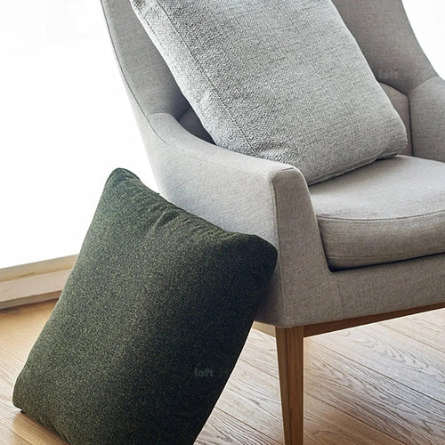 Minimalist Fabric Sofa Pillow NOR White Good to Know Preview-1