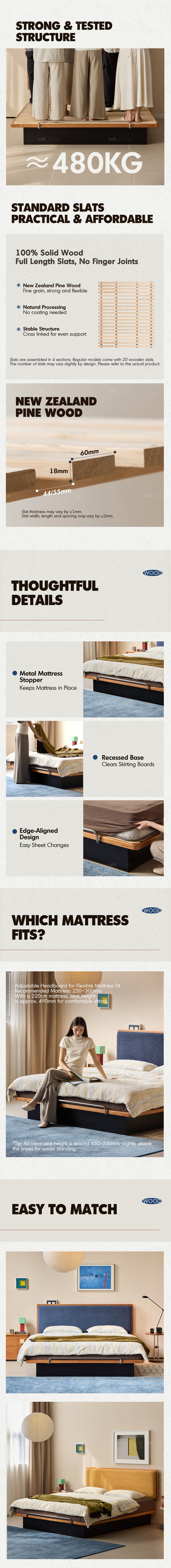 Bauhaus Cherry Wood Storage Bed FILM More Details and Instruction_4