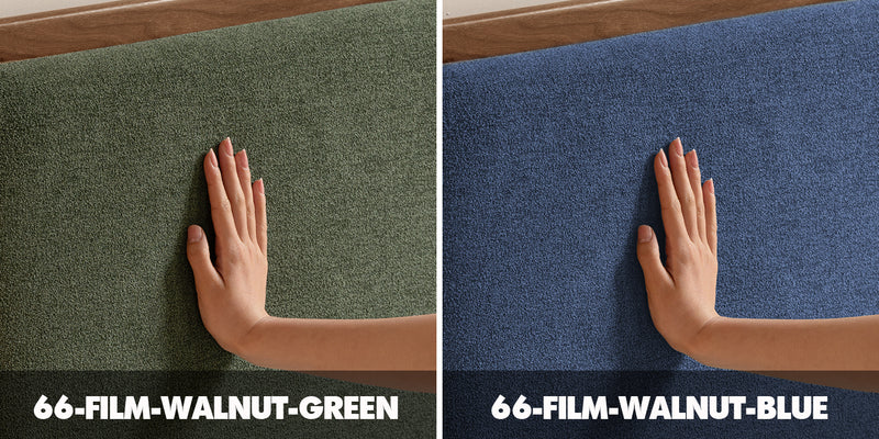 Bauhaus Walnut Wood Storage Bed FILM Color Swatches