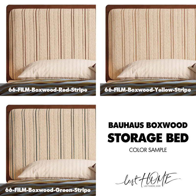 Bauhaus Boxwood Storage Bed FILM Color Swatches
