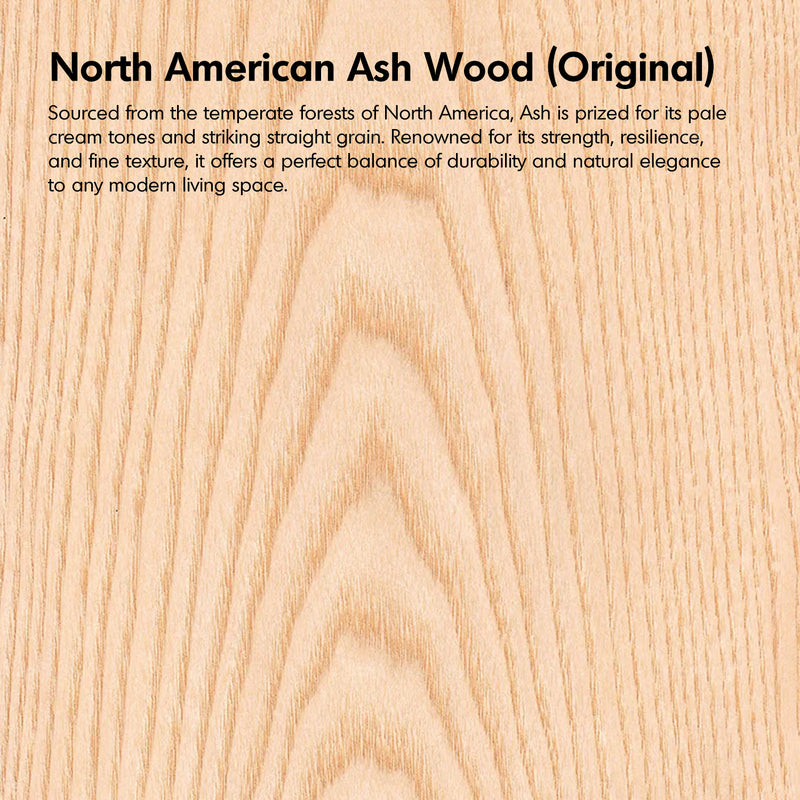 Scandinavian Ash Wood Bookshelf GALLERY Color Swatches