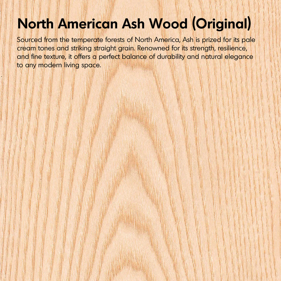 Scandinavian Ash Wood Bookshelf GALLERY Color Swatches