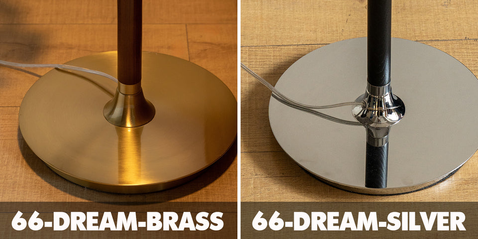 Bauhaus Brass Floor Lamp DREAM Color Swatches