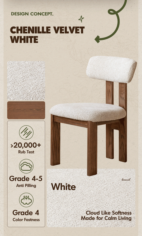 Bauhaus Boucle Fabric Dining Chair ROMA Good to Know Preview-2