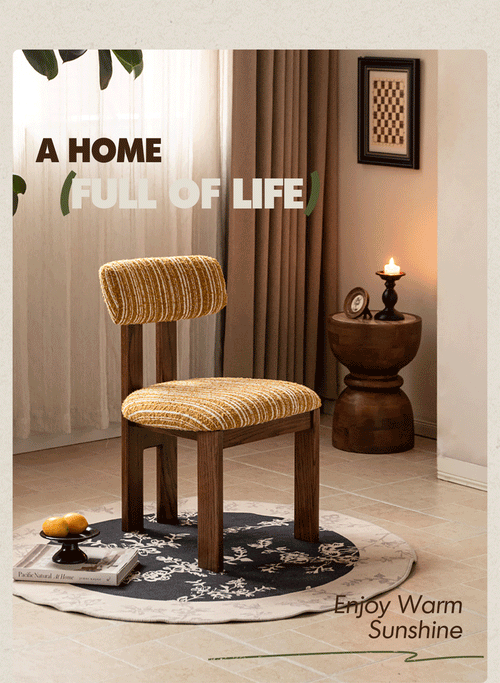 Bauhaus Boucle Fabric Dining Chair ROMA Good to Know Preview-3