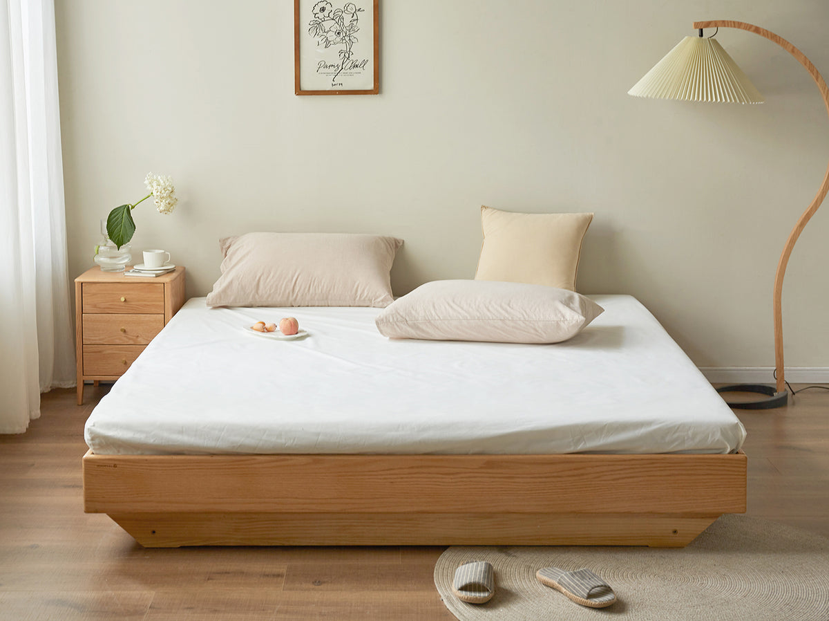 Minimalist Water Proof Fabric Bed Sheet PURE Size Chart