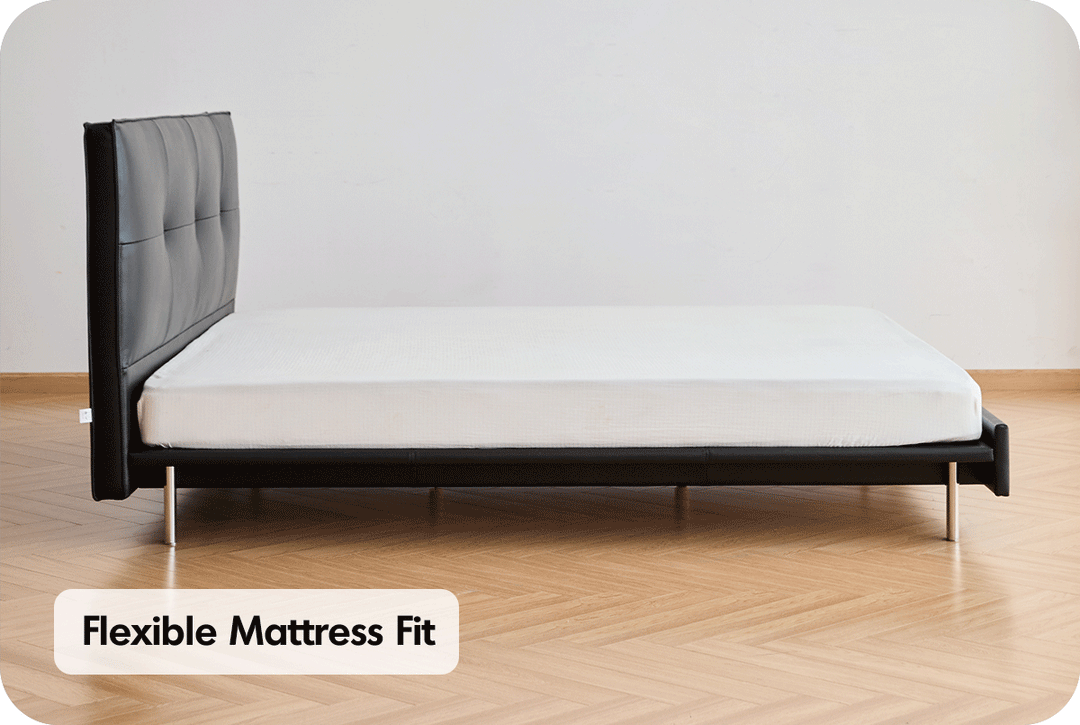 Bauhaus Genuine Leather Bed SKILLFUL