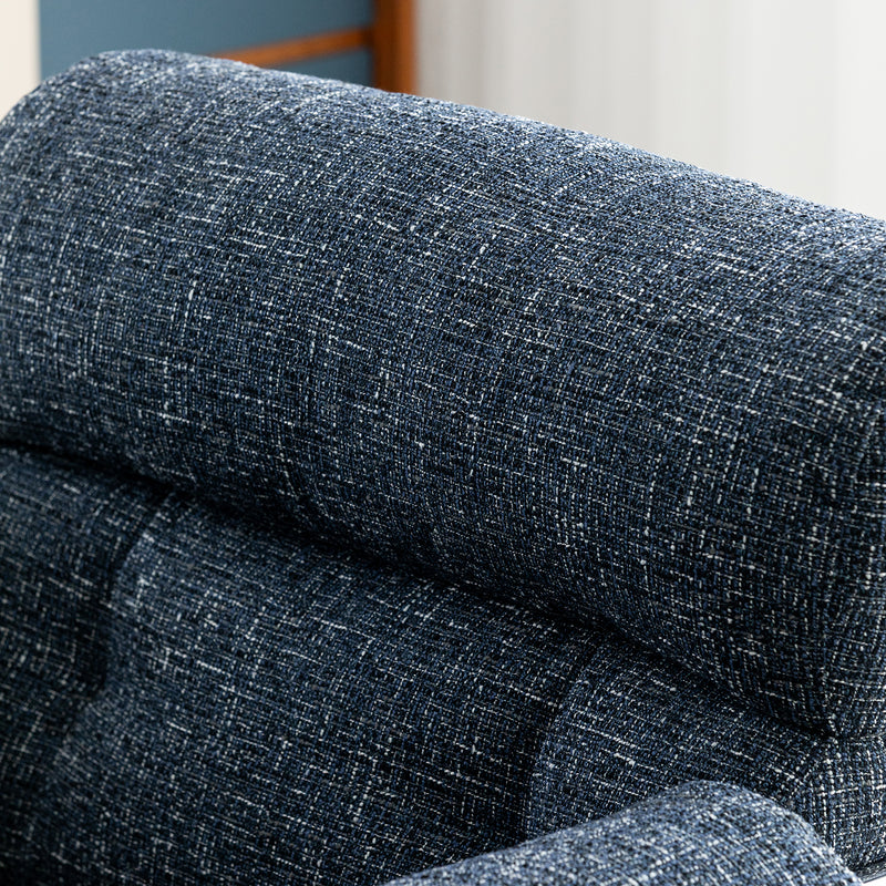 Bauhaus Mix Weave Fabric 1 Seater Sofa BECCA Color Swatches