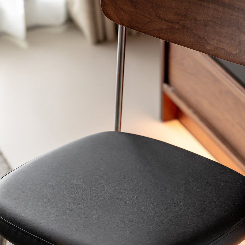 Bauhaus Walnut Wood Dining Chair WIENER Color Swatches