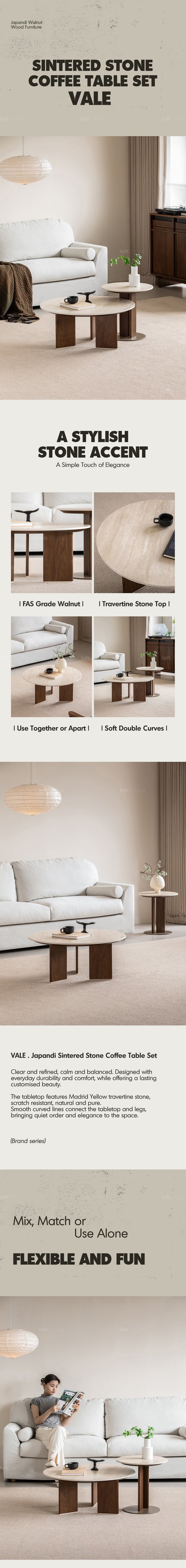 Japandi Sintered Stone Coffee Table Set VALE Good to Know Preview-1