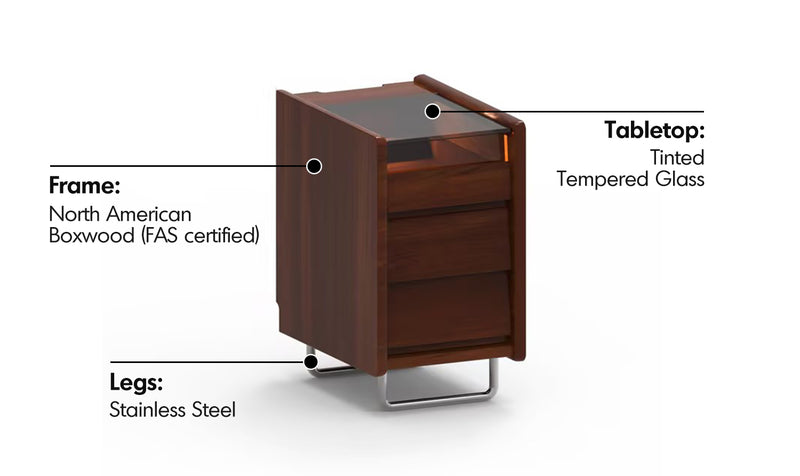 Bauhaus Boxwood Side Table SITA Material Details Chart