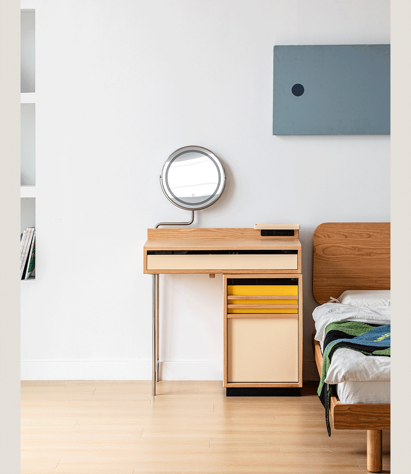 Bauhaus Oak Wood Dressing Table TEMPO More Details and Instruction_2